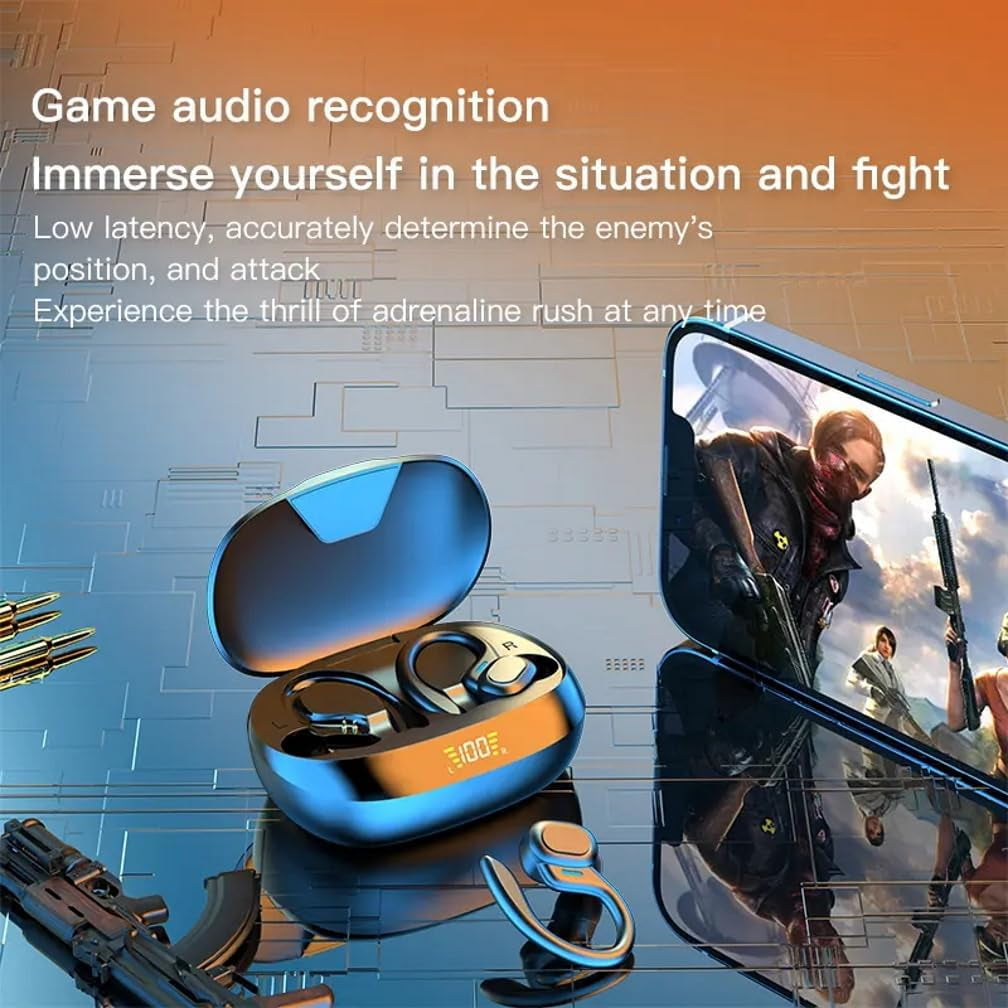 Cuffie Wireless Bluetooth 5.3 AI010 (SP16). Anno 2023. Assistente Vocale. Impermeabili per Doccia O Sport. Blocco Rumore Esterno. Microfono per Telefono. Stereo Hifi
