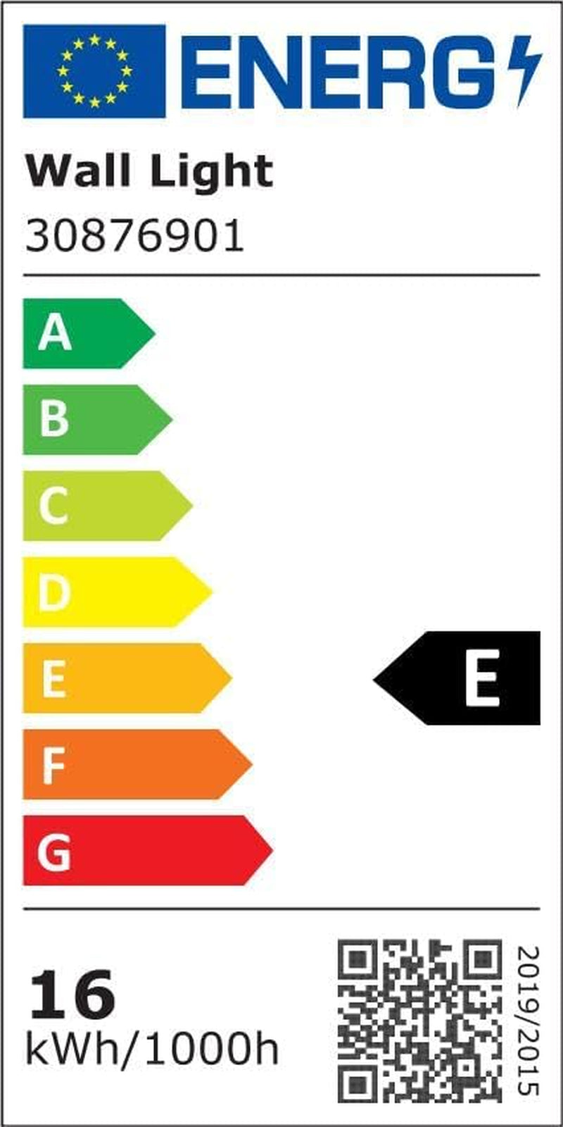 Applique Da Parete Interno LED, 16W Lampada Da Parete Moderno, Luce Fredda 6500K Lampada a Muro per Camera Da Letto Soggiorno Corridoio Scale