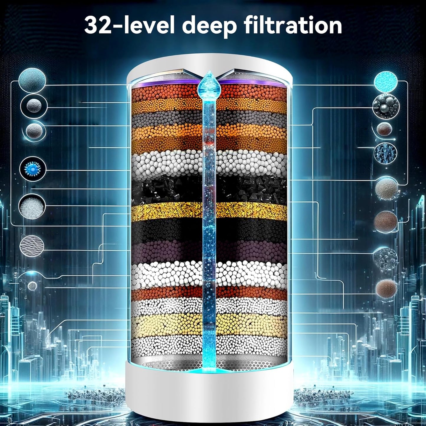 Upgraded Shower Head (Lblack)