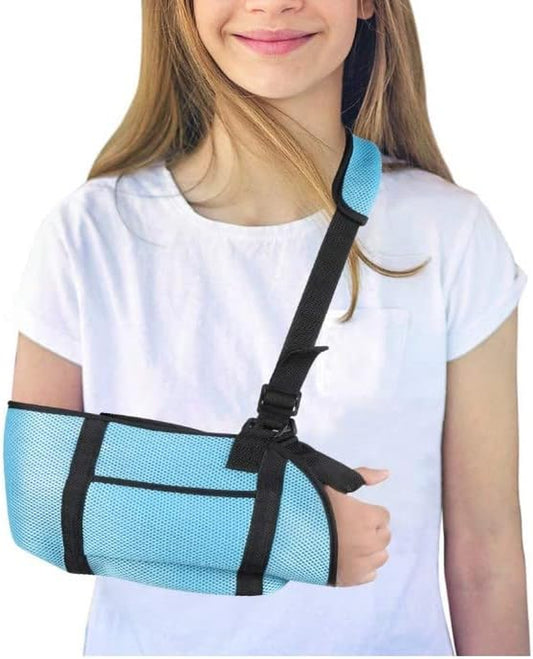 Cintura per Imbracatura per Braccio per Bambini Cintura per Polso Superiore Regolabile Imbracatura per Protezione per Fratture in Maglia Di Gomito Imbracatura, Immobilizzatore