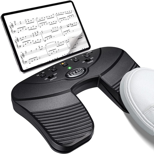 Bluetooth Page Turning Pedale Silenzioso Partizioni Pagina Turner Pedale per Tablet E Telefono