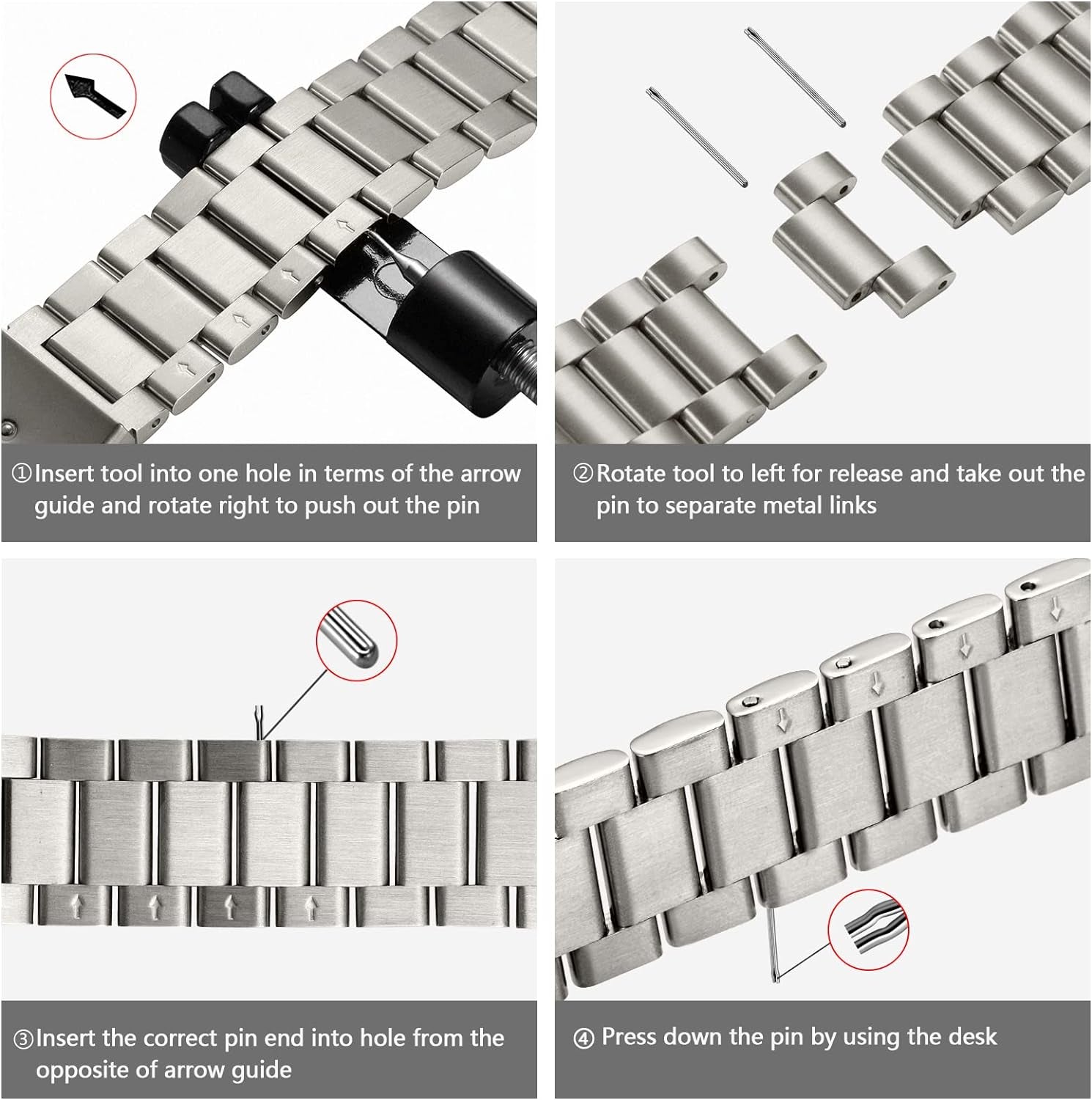 Cinturino in Metallo Compatibile Con Cinturino Apple Watch 49Mm 45Mm 44Mm 42Mm 41Mm 40Mm 38Mm, Cinturini Di Ricambio in Acciaio Inossidabile per Iwatch Series 8 7 6 5 4 3 2 1 Ultra SE