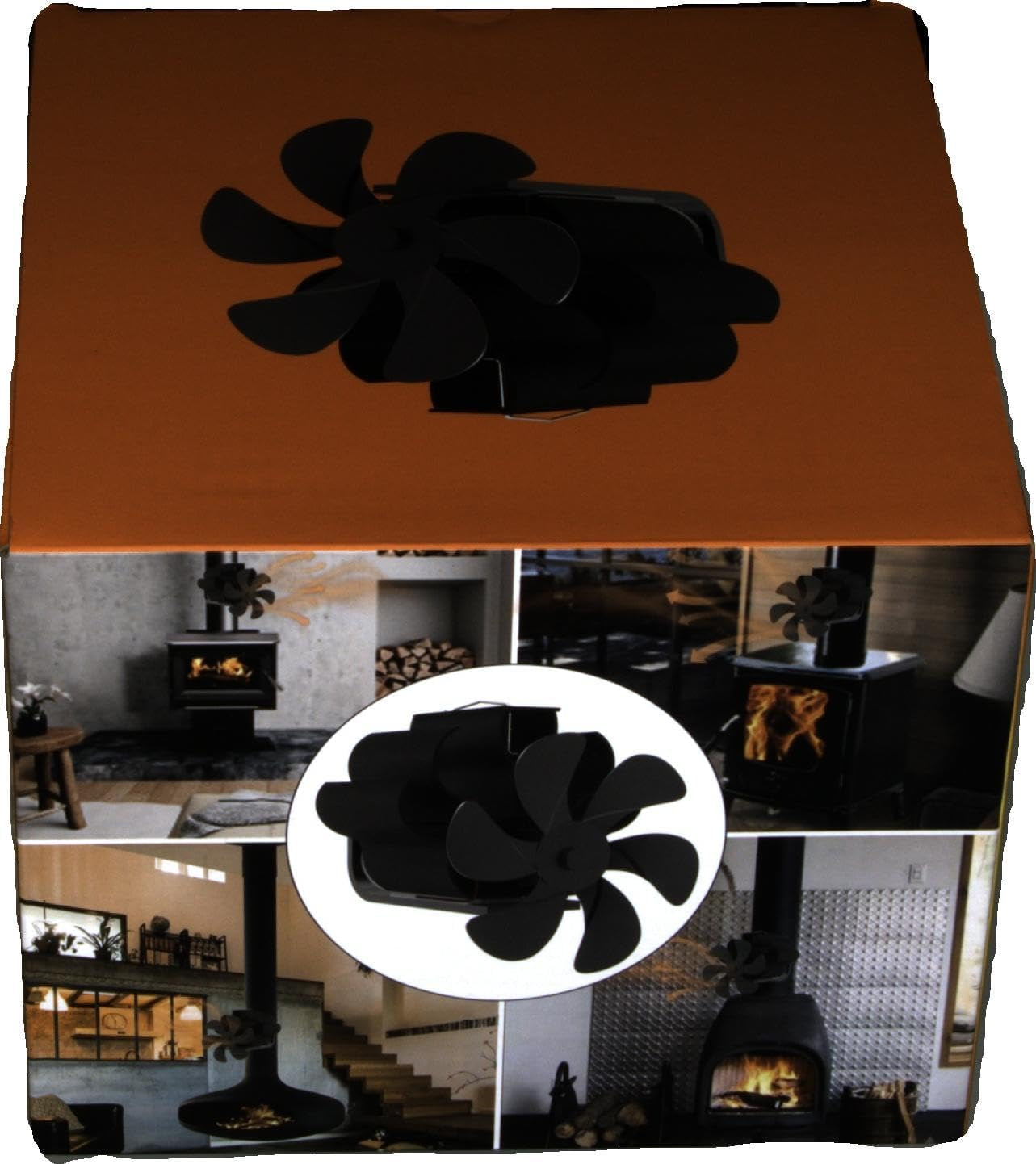 Ventola per Stufa Magnetico, Ventilatore Della Stufa Da Tubo, Silenzioso Ventola per Stufa a Legna, Senza Elettricità Alimentato Calore Ventola, Stufa Ventilatore per Bruciatori a Legno/Camino