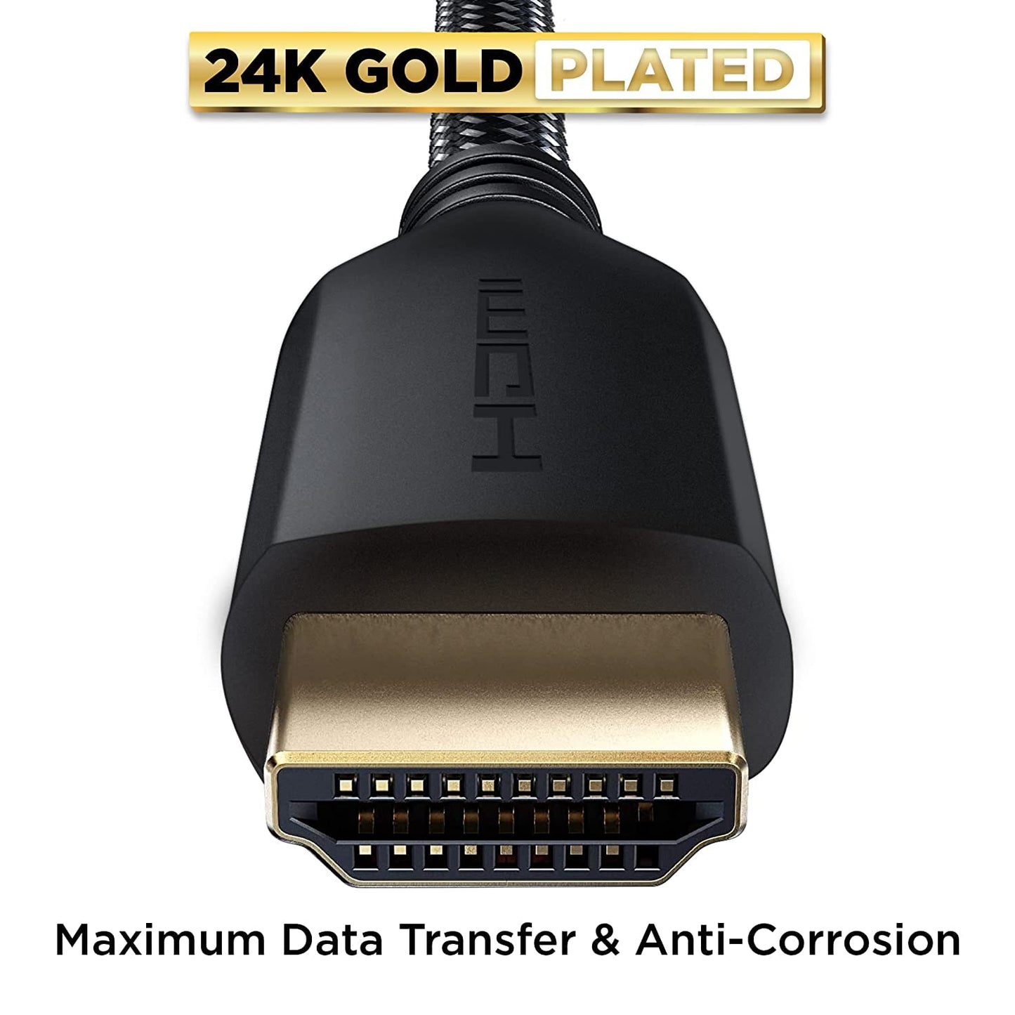Cavo HDMI 4K 9 M | Alta Velocità, Nylon Intrecciato E Connettori Dorati, 4K a 60 Hz, Ultra HD, 2K, 1080P, ARC E CL3 | per Laptop, Monitor, PS5, PS4, Xbox One, Fire TV E Altro Ancora