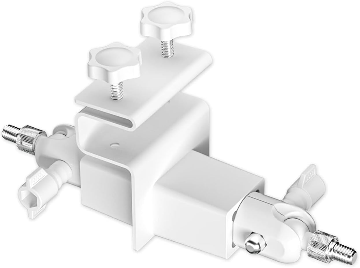 Supporto per Grondaia 2 in 1 Resistente Alle Intemperie per Pannello Solare Ad Anello, Spotlight Cam plus (Batteria/Plug-In), Spotlight Cam Pro (Batteria/Plug-In), Accessori Di Montaggio Per
