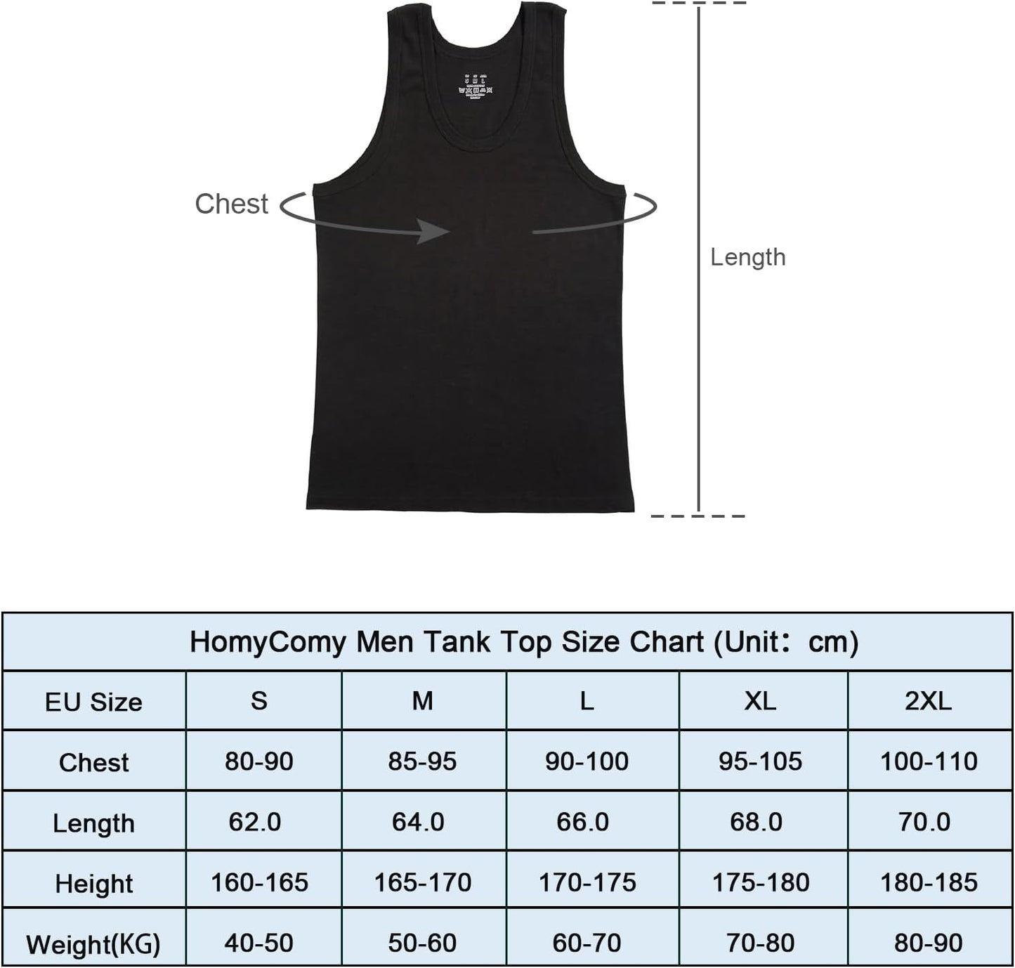 Canottiera Uomo 3 Pezzi Comodo Cotone 100% Cotone Elasticizzato Fitness Canottiera Sportiva Colori Multipli E Taglie