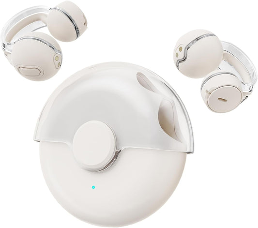 Cuffie Bluetooth 5.3 Orecchio Aperto, Auricolari Senza Fili 50 Ore Di Riproduzione, Cuffie Open Ear Wireless Con 2 Microfoni ENC, Auricolari Sportivi per Allenamenti