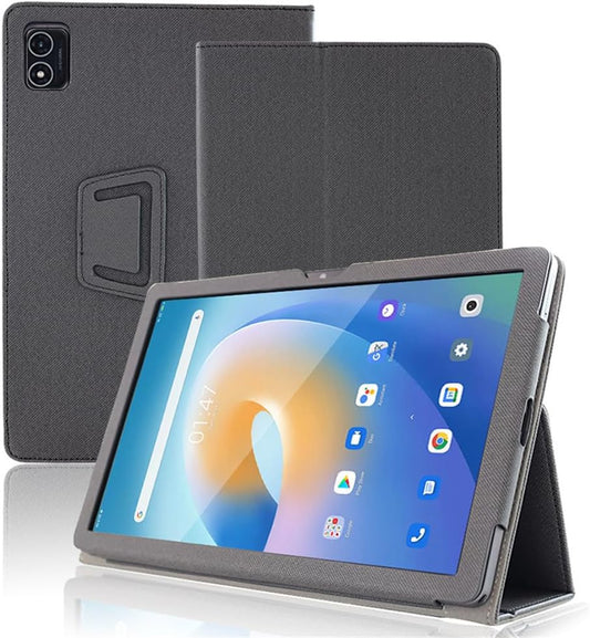 Compatibile Con TEC-LAST P40HD/M40 Plus/P40S 10 INCH 2023 Tablet Custodia Protettiva in Pelle Cover Con Funzione Di Supporto, Auto Svegliati/Sonno,Cover Protezione in PU Pelle (Black)