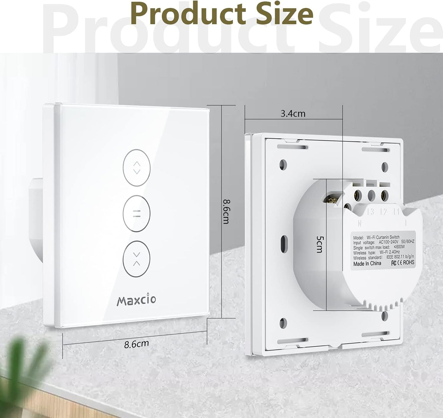 Curtain Switch-Z 1 2 4 P (2 Pezzi)