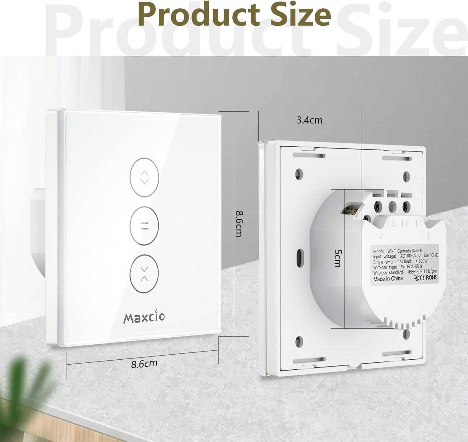 Curtain Switch-Z 1 2 4 P (2 Pezzi)