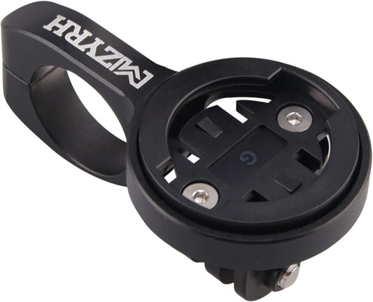 BSSOK TT Rest Supporto per computer da bicicletta anteriore per manubrio per bici da strada (lega di alluminio) compatibile con computer da bicicletta Garmin Edge 130/500/530/540/800/830/840/1000/1030/1040Plus (Garmin Nero)