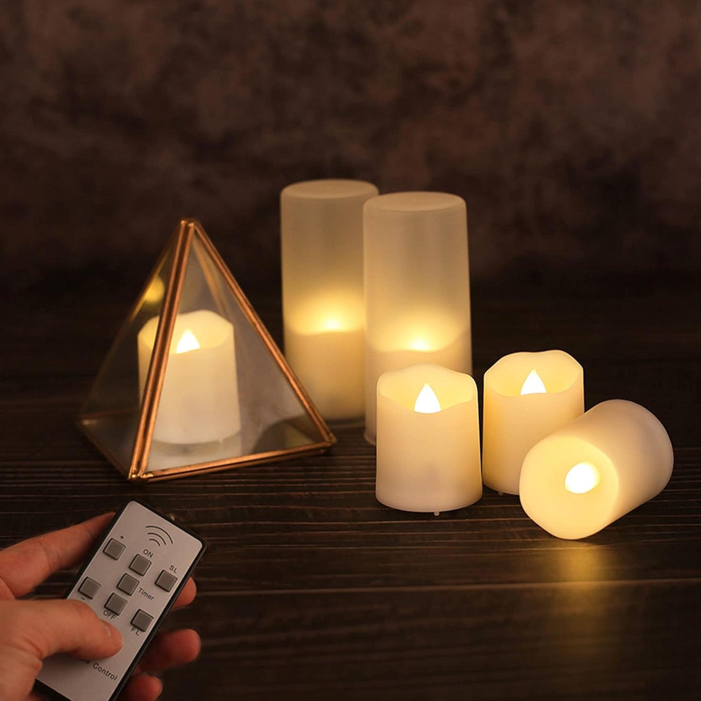 12 Lumini Ricaricabili a LED Con Timer a Distanza, Ricaricabili, Senza Fiamma, Luce Bianca Calda, Decorazione per Halloween, Natale, Matrimonio, Decorazione (Con 2 Cavi Di Ricarica USB)