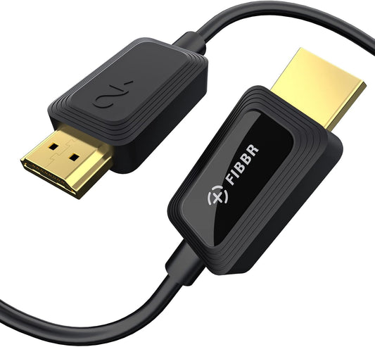 Cavo in Fibra Ottica 8K HDMI, Cavo HDMI 2.1 Ad Altissima Velocità 48Gbps/Supporto AOC 8K@60Hz, 4K@120Hz/144Hz HDR Earc Compatibile Con PS5, Xbox Series X, PC, TV (3M/9.84Ft)
