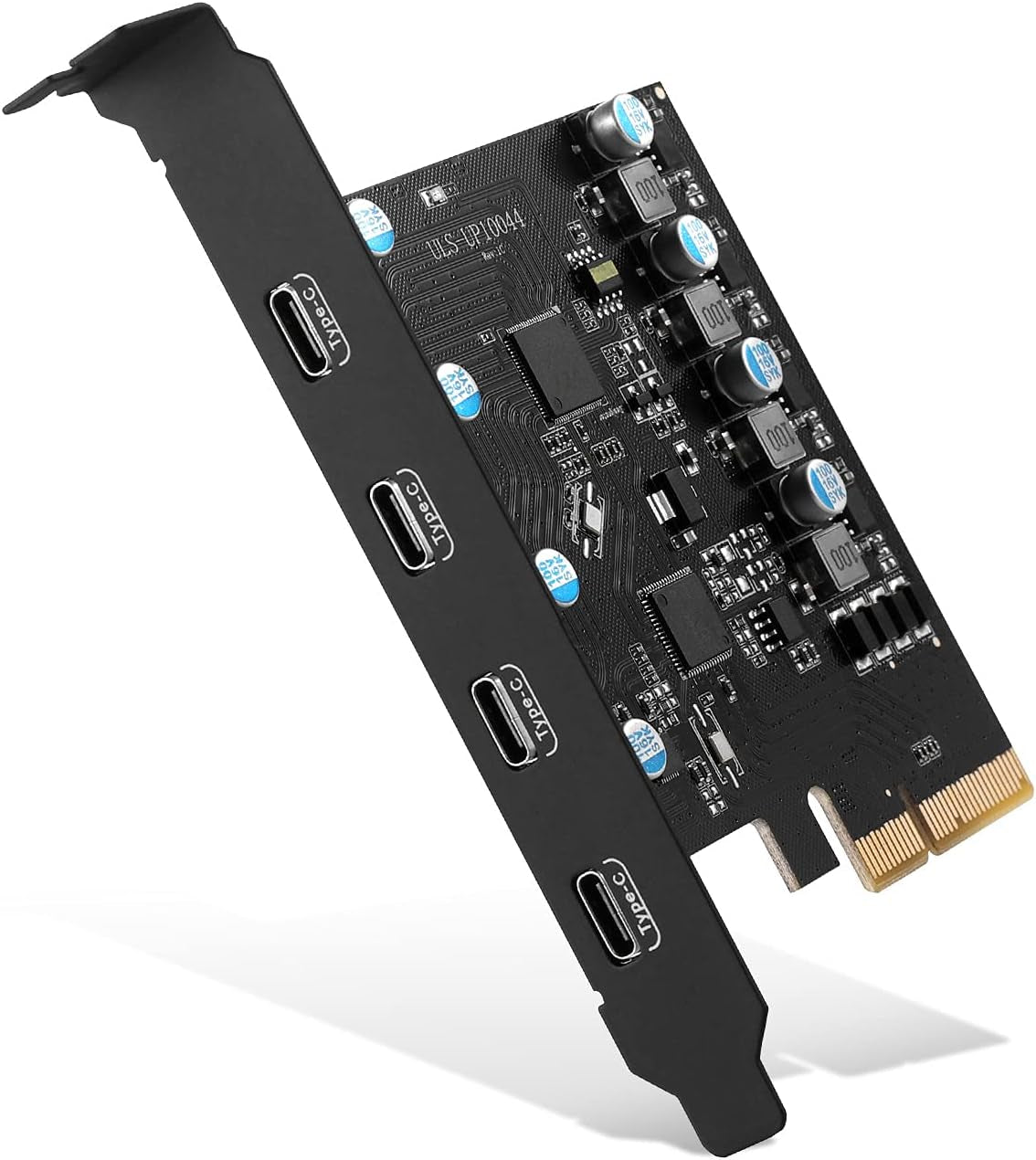 Pcie Gen3 X2 USB 3.2/3.1 Scheda ASM3142 - PCI Express a 4 Porte Di Tipo C HUB Scheda Di Espansione Interna Scheda PCI Express Supporto PC Desktop PC Supporto Più Ins