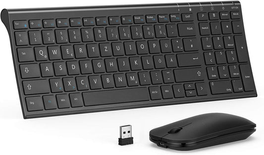 - Set Tastiera E Mouse Wireless Nero Nero