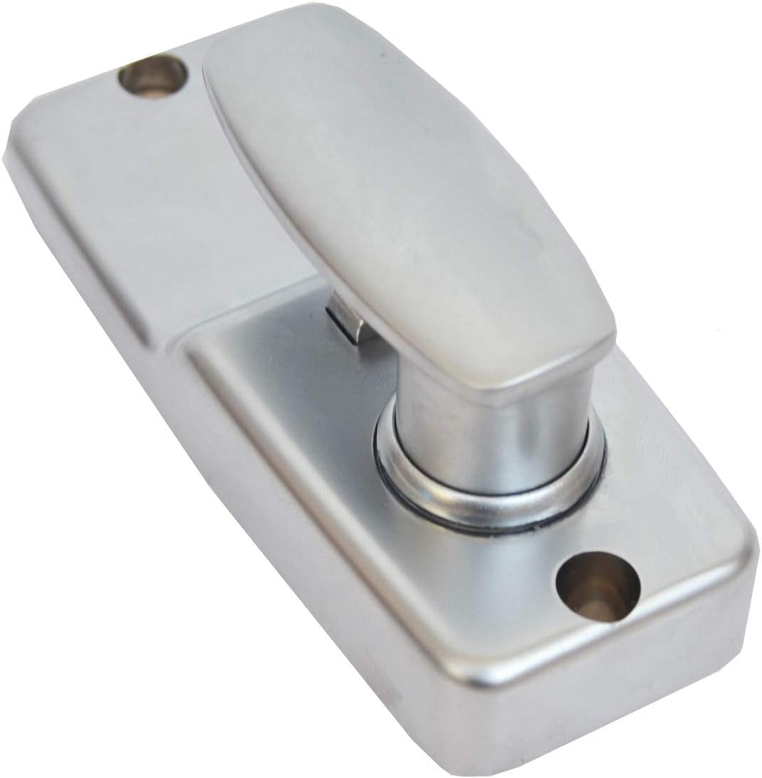 Serratura per Porta Con Codice Digitale, Cromata, Resistente Alle Intemperie, Con Combinazione Di Tasti Codificati, Colore Nero O Argento (Argento)