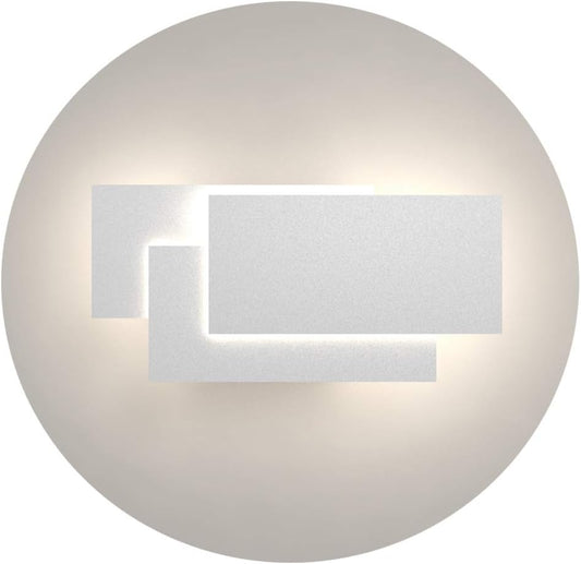 Applique Da Parete Interni 24W Moderno Lampade Da Parete IP20 Bianco Neutro 4000~4500K Applique Interni Decorativa per Soggiorno, Camera Da Letto, Corridoio, Scale