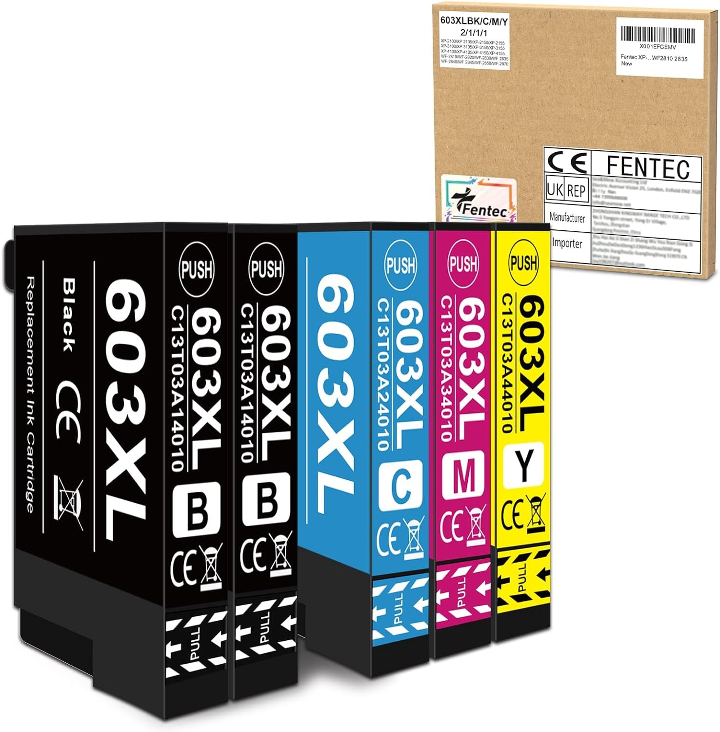 Cartucce Epson WF-2840 XP-4150 XP-3150 XP-2150 WF-2810 603XL per Epson 603 XL per Cartucce Epson XP-2100 WF-2820 WF-2830 WF-2835 WF-2850 WF-2870 XP-4100 XP-3100 XP-4105 XP-3105 XP-2105 XP-2155