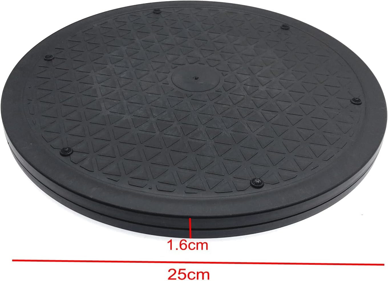 25Cm Lazy Susan Giradischi, Piattaforma Rotante a 360 Gradi, Base Girevole Multiuso, Piattaforma Girevole Girevole Girevole TV, PC Monitor Stand Bonsai Piante