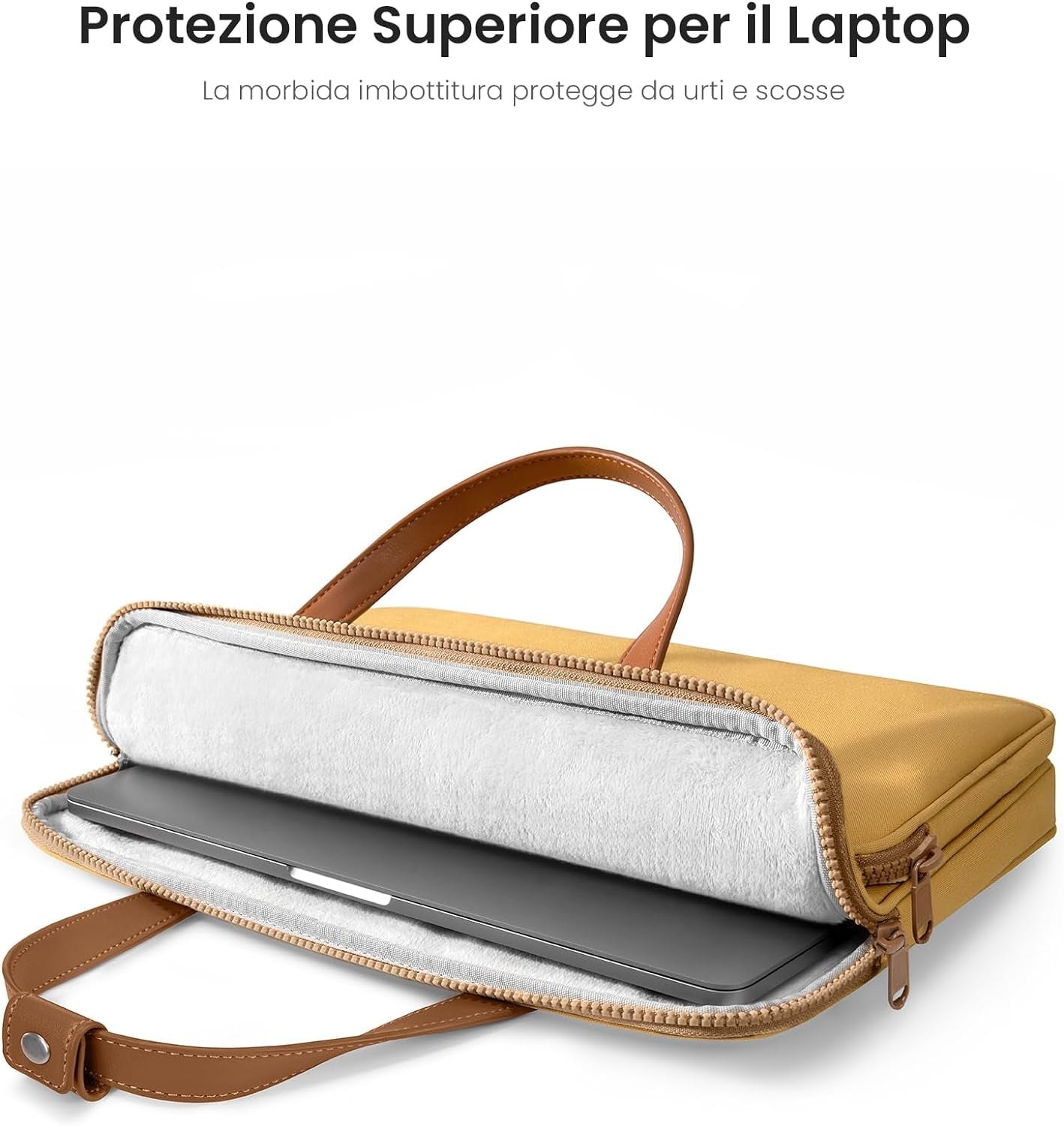 Borsa a Tracolla per 14 Pollici Macbook Pro M3/M2/M1 Pro/Max 2023-2021, 13" Macbook Pro M2/M1 2022-2016, Macbook Air M2/M1 2022-2018, Borsa per Laptop Custodia per 12.9" Ipad Pro Con Tastiera