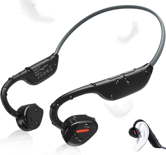 Cuffie Bluetooth Sport, Auricolari Wireless Bluetooth 5.3 Impermeabile IP67, Cuffie Wireless Bluetooth Ultraleggero 27G per Corridori in Bicicletta Palestra Corsa Lavoro