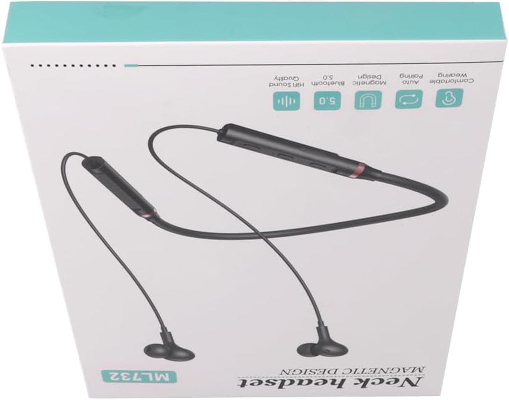 Cuffie Bluetooth Con Cavo per Samsung A54 5G S24 S23 Ultra Iphone 15 Pro Pixel 8 7A Mi 14, Archetto Senza Fili, Auricolari Stereo Con Microfono per Corsa, Palestra, Traning, Sonno