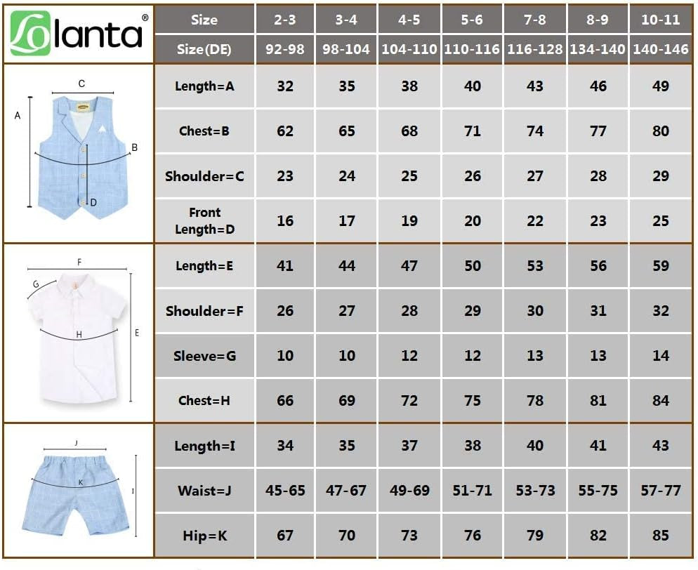 LOLANTA 4 Pezzi Completo da Bambino per Matrimonio Estivo per Ragazzo da Bambino, Set di Gilet per Abiti Festivi per Bambini, Completo da Ragazzo Estivo per 2-12 Anni