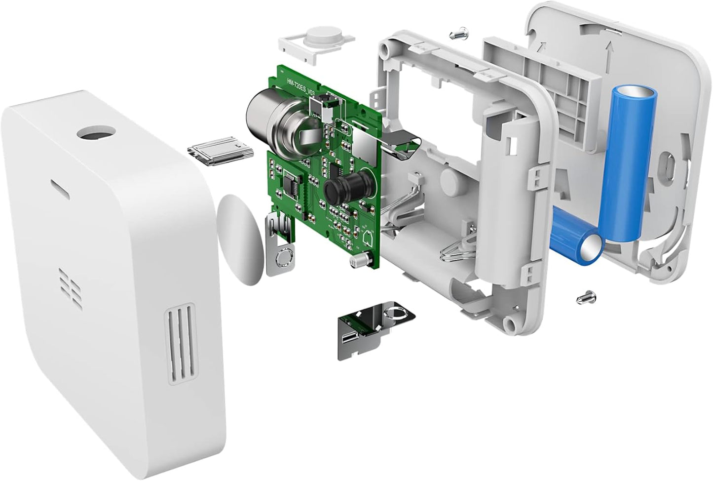 Rilevatore Di Monossido Di Carbonio Wi-Fi Wi-Fi Connesso Con App Tuya & Smartlife, EN50291 Standard Rilevatore Di CO Portatile per Casa, Auto, Tenda, Veicolo (WS-720ES)