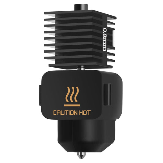 Hotend 0,8Mm High Temp&Fast Speed Ugello Hardened Steel+Chrome Plated Brass Heating Block Con Calza in Silicone Integrated Structure SOLO Compatible with Bambu Lab A1&A1 Mini