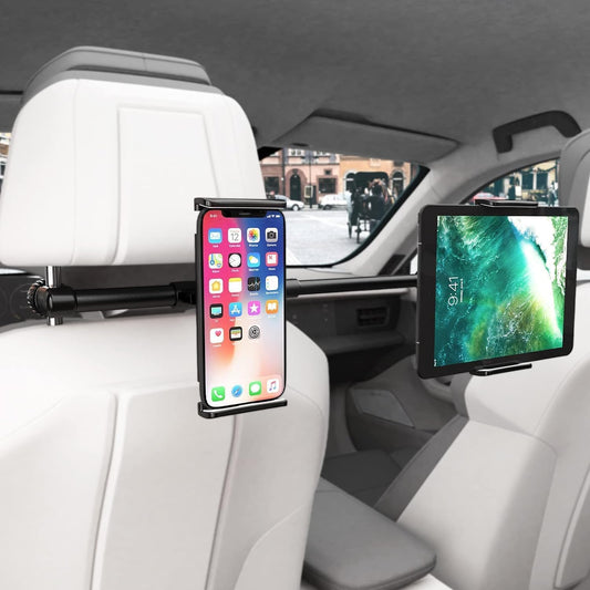 Supporto Tablet per Poggiatesta Auto Sedili Posteriori, Rotazione 360 Gradi Et Estensibile, per Smartphone/Ipad Da 4 a 11 Pollici (2 Posiziones)