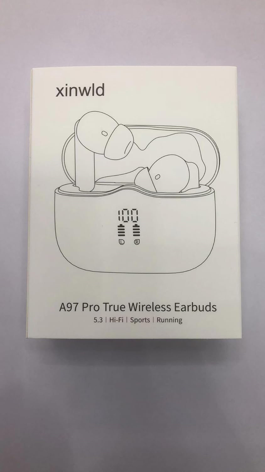Cuffie Bluetooth, Auricolari Bluetooth 5.3 Stereo Hifi Con 4 HD Mics, Mini Cuffie Wireless Cancellazione Rumorecon, Cuffiette Bluetooth per Androide/Ios, USB-C, 40H Earbuds IP7 Impermeabili, Oro Rosa