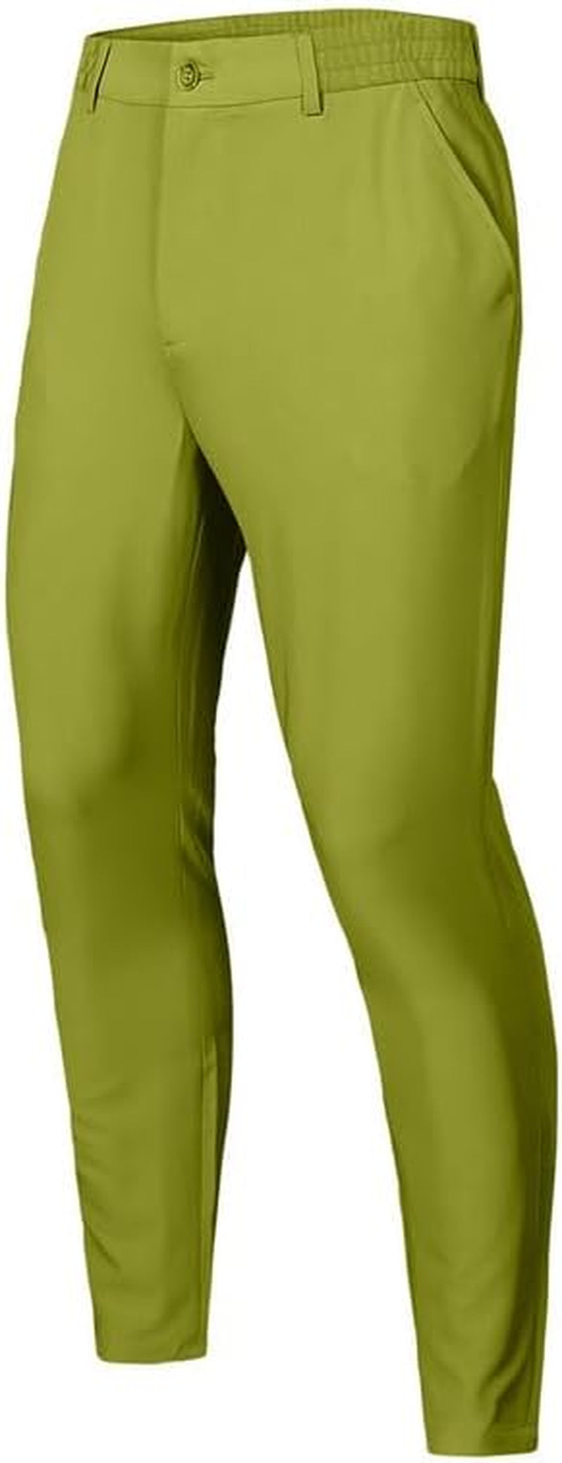 Uomo Pantaloni Da Golf Sportivi Casual Slim Fit Leggeri Elasticizzati Pants Con 5 Taschen