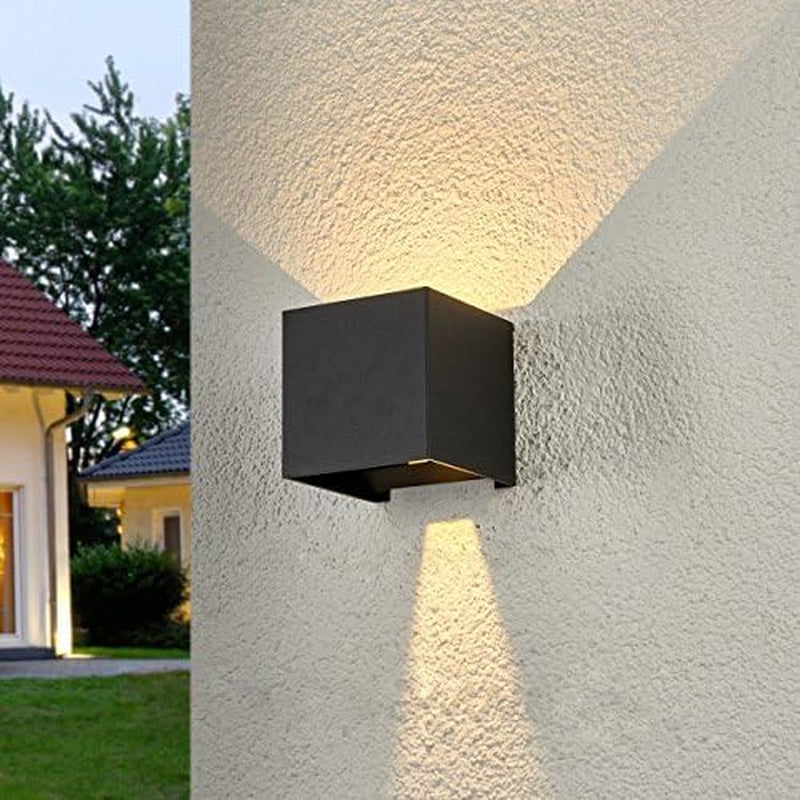 WZOED - Lampada Da Parete a Intensità Variabile, 12 W, per Interni, Impermeabile, Con Angolo Di Irradiazione Regolabile, IP65, Illuminazione a LED per Interni Ed Esterni