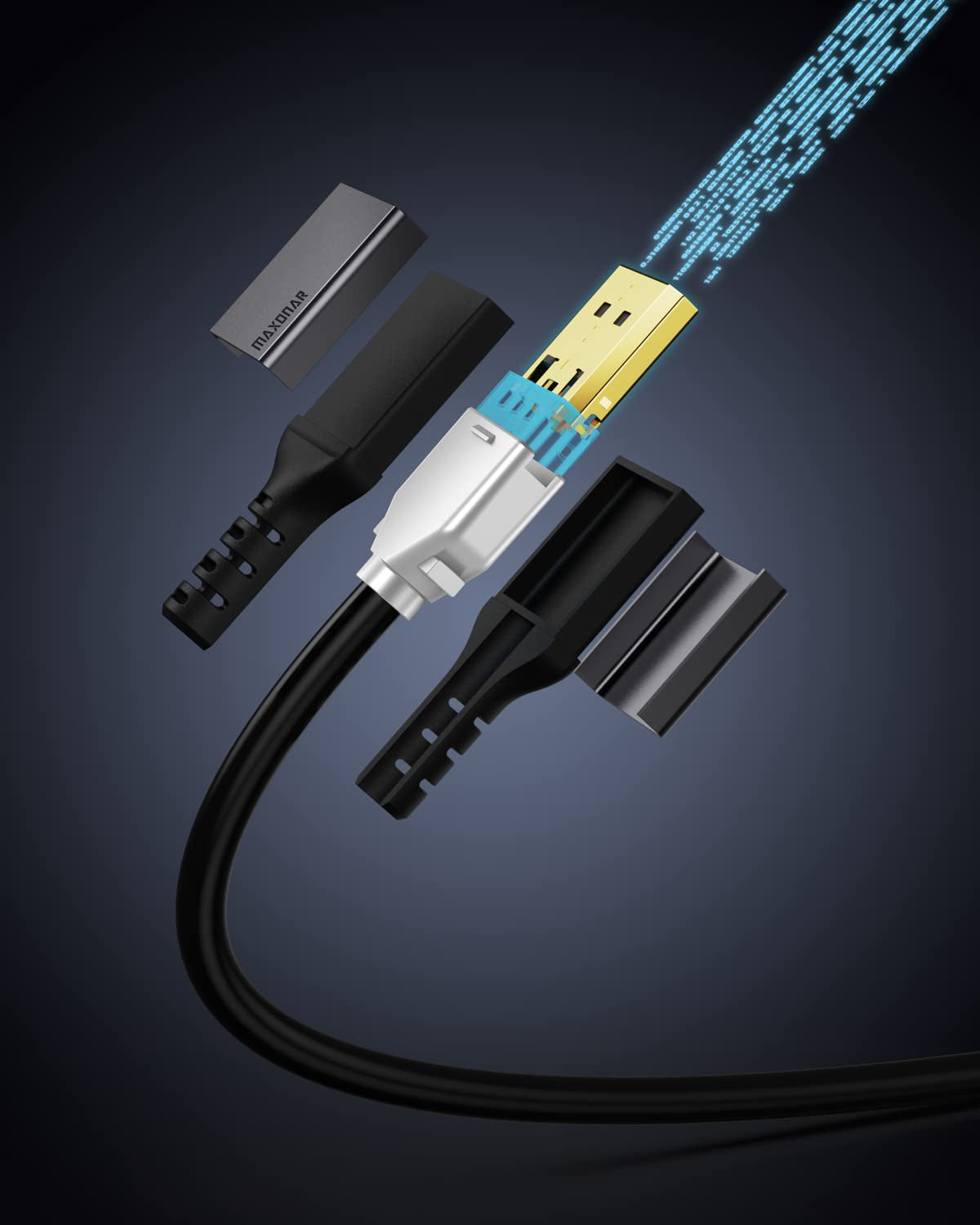 Cavo Displayport 1.4 7.5M 【Certificato VESA CL3 In-Wall Rated】Cavo DP1.4 8K@60Hz HBR3 4K@60Hz/144Hz/120Hz 5K@60Hz 2K@165Hz/240Hz Supporto Freesync G-Sync HDR10 Display Port per Monitor Da Gioco