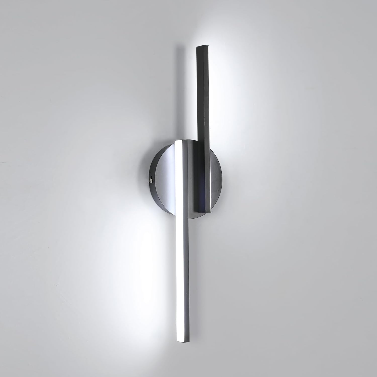 Applique Da Parete Interno, 16W Lampada Da Parete Moderno, Luce Fredda 6500K 1800LM Lampada a Muro per Camera Da Letto, Soggiorno, Corridoio, Scale, 45CM