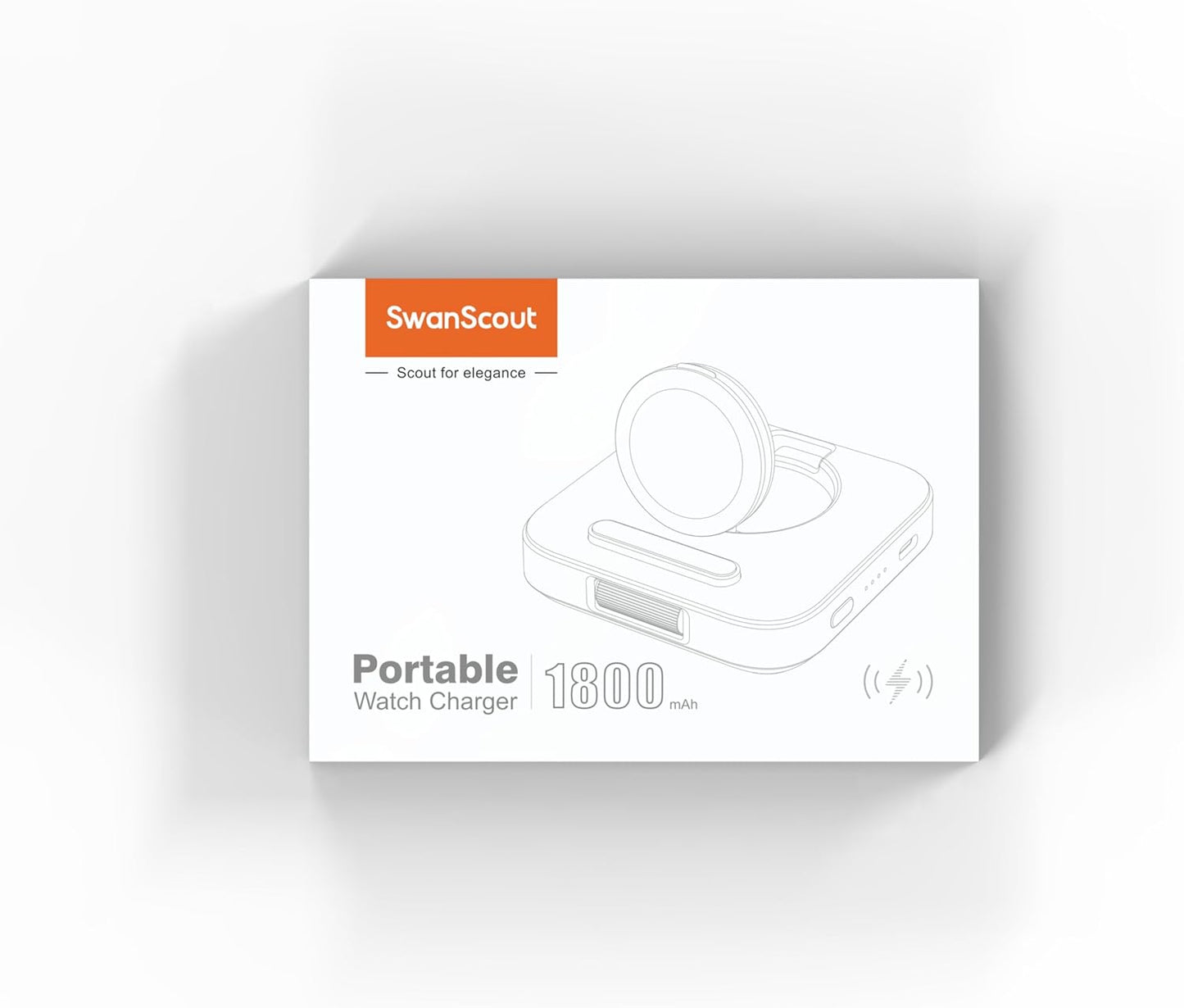 Caricatore Portatile per Samsung Watch 7, 1800Mah Caricatore Wireless per Galaxy Watch Ultra/7/6/6 Classic/5/5 Pro/4/3/Active 2,  303S