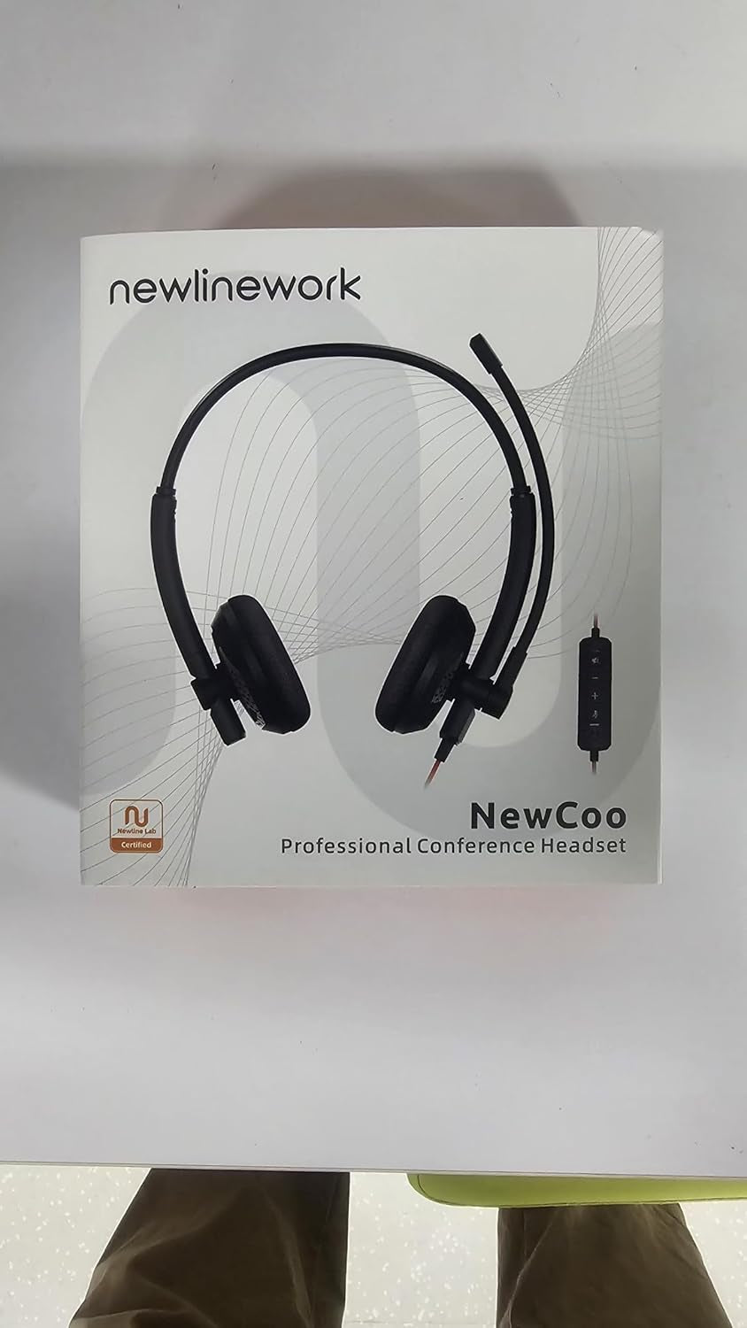 Cuffie per PC Con Microfono USB Super Riduzione Rumore, Comfort Di Utilizzo Prolungato, Effetto Sonoro Hifi, Cavo Di 1,87 Metri, Headset
