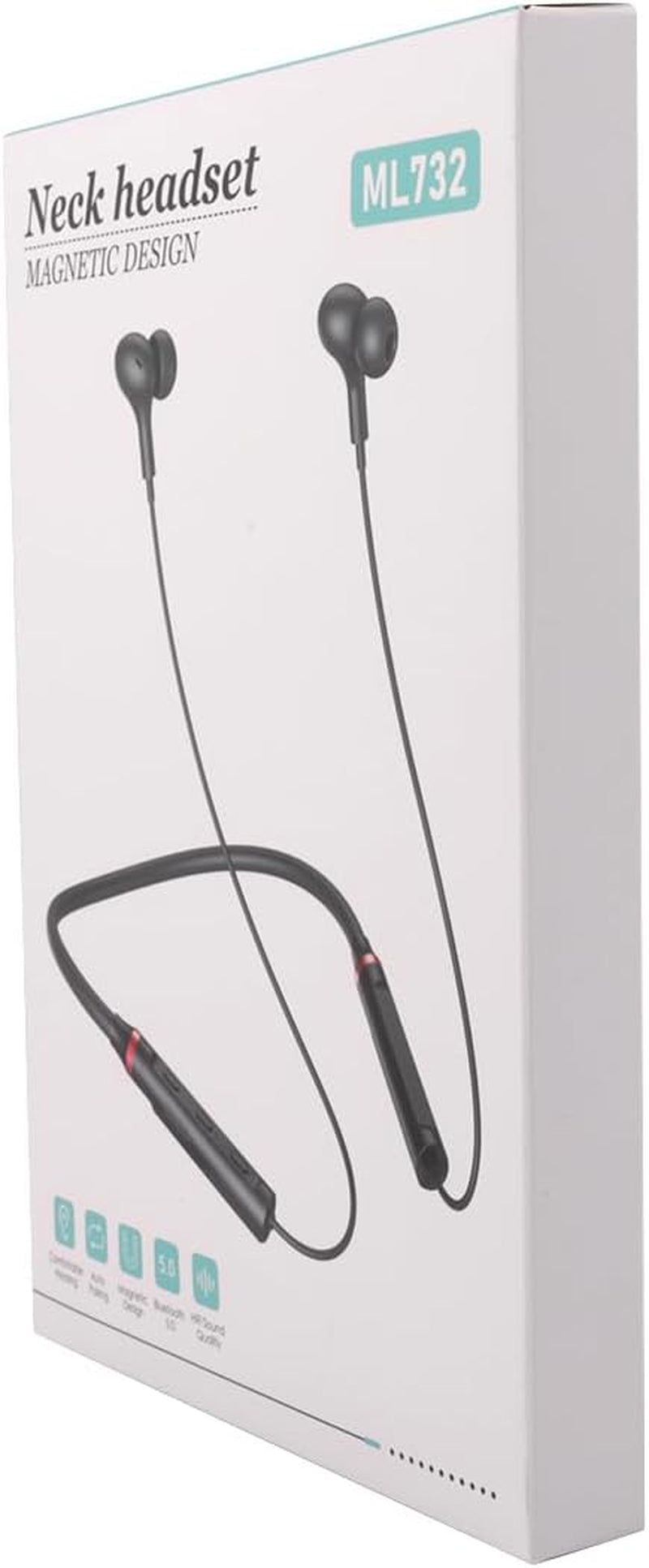 Cuffie Bluetooth Con Cavo per Samsung A54 5G S24 S23 Ultra Iphone 15 Pro Pixel 8 7A Mi 14, Archetto Senza Fili, Auricolari Stereo Con Microfono per Corsa, Palestra, Traning, Sonno