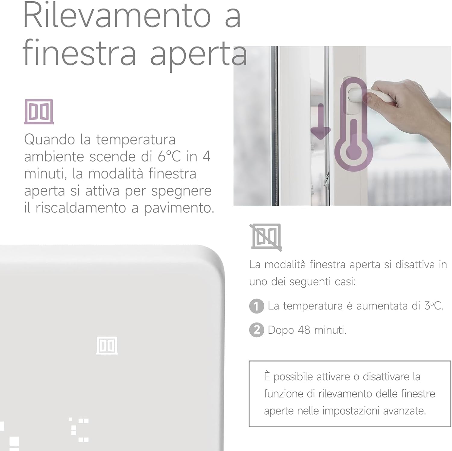 Termostato Wifi per Caldaia,Termostato Con Alexa Controllo Vocale,Termostato Tuya Programmabile Settimanale Intelligente, Termostato Domestica Inteligente TGM-50WPB 3A