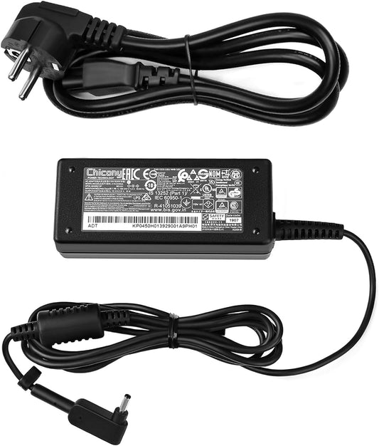 45W 40W Caricatore Alimentatore per Acer Aspire A315-23 A315-24P A315-35 A317-53 A317-54 A317-55P A115-32 A314-22 A314-23P A514-55 A515-45 A517-52 EX215-22 Aspire 1 3 5 Series