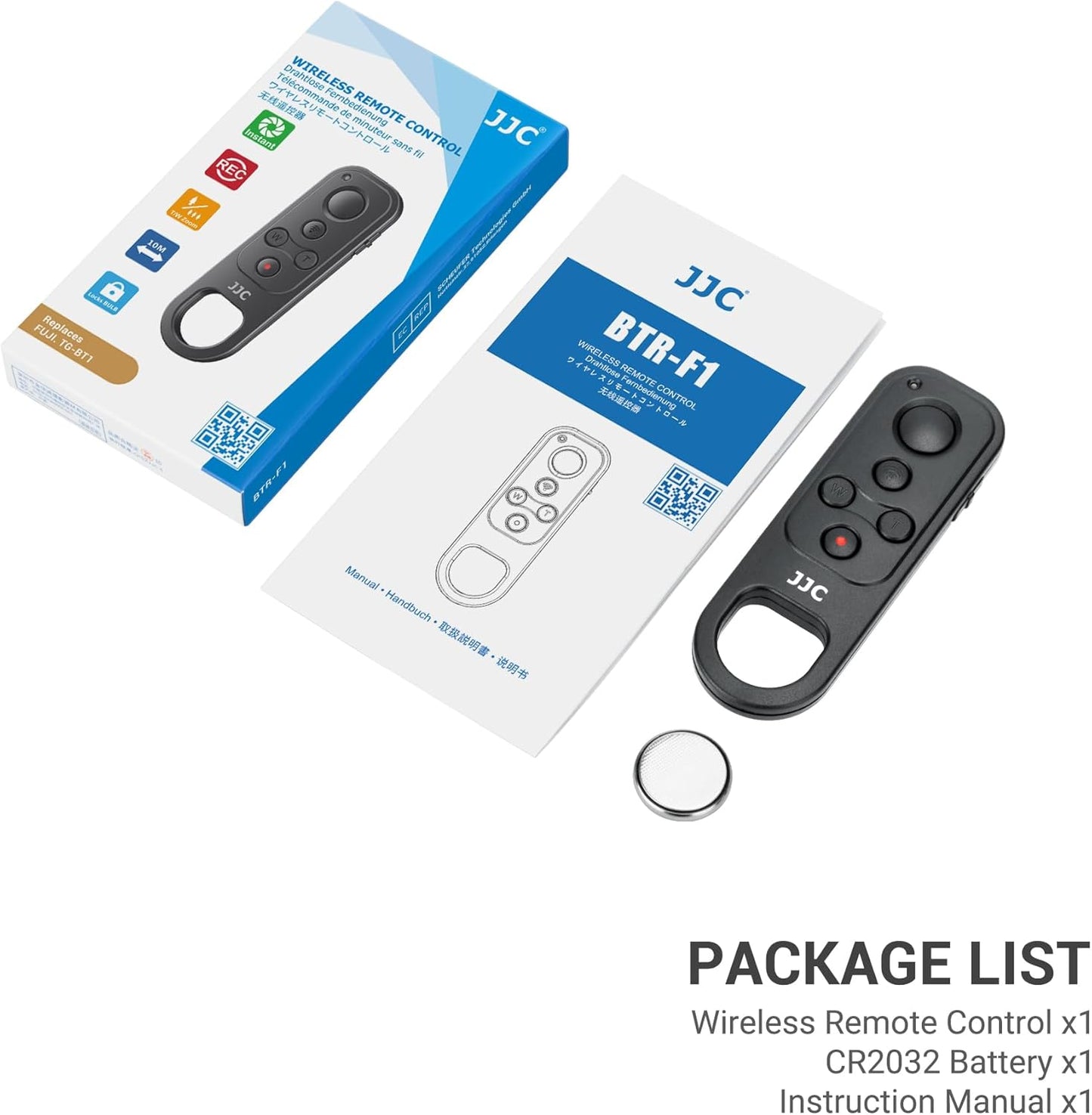 Telecomando Wireless Bluetooth per Fujifilm X100VI X-S20, X-H2S, X-H2, X-T5, X-T4, X-T3, X-T30 II, X-T30, X-S103 – Sostituisce per Treppiede FUJI TG-BT1