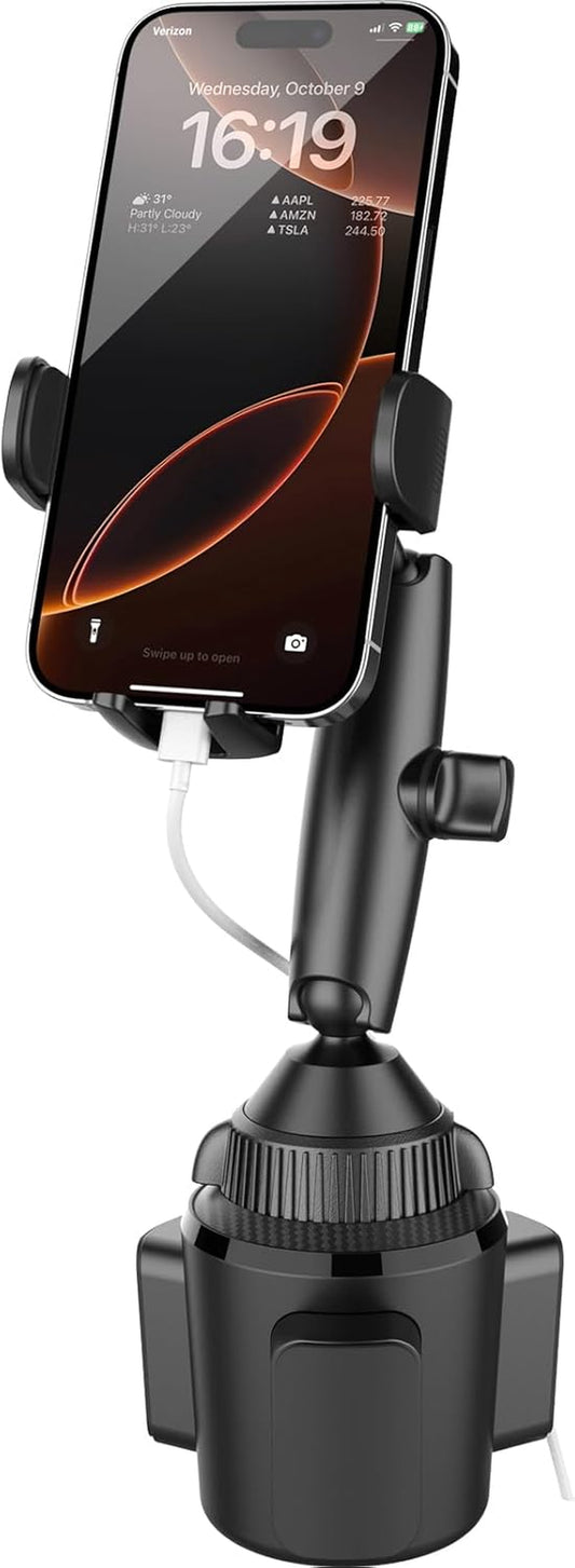 Supporto Universale per Cellulare per Auto, Supporto Auto Portabicchieri,Portabevande per Smartphone Regolabile Porta Cellulare Da Auto Mercedes Cup Phone Holder per Iphone Samsung.