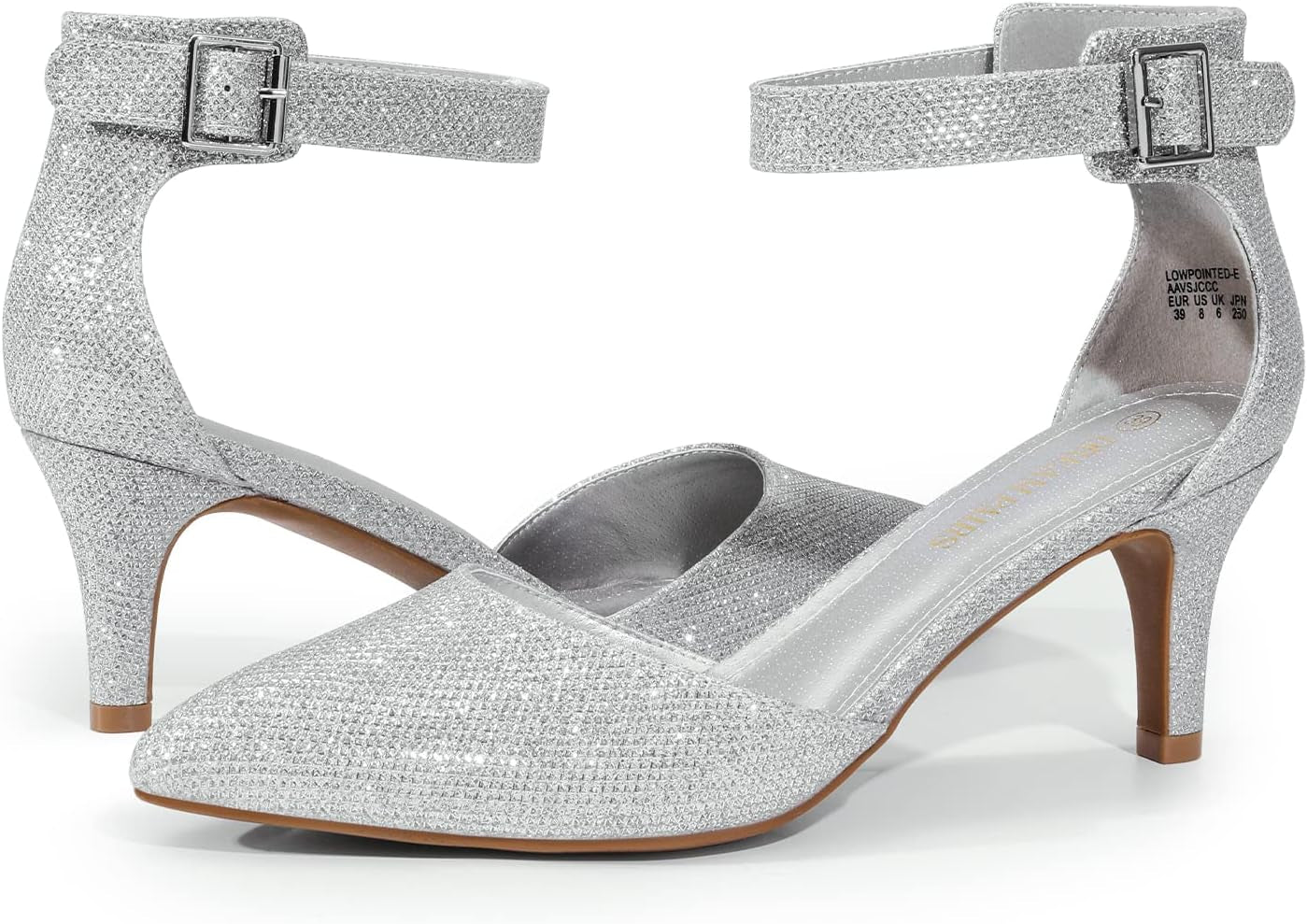 Décolleté Con Cinturino Alla Scarpe Caviglia Con Tacco a Spillo Classico E Comodo LOWPOINTED-E