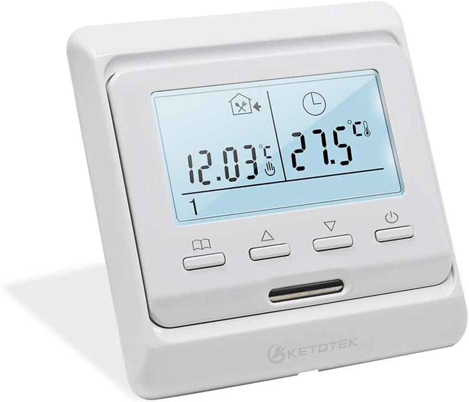 Termostato Programmabile Digitale Con Sonda LCD 220V 16A Termostato Ambiente Da Parete Riscaldamento a Pavimento Elettrico Manuale Regolatore Di Temperatura