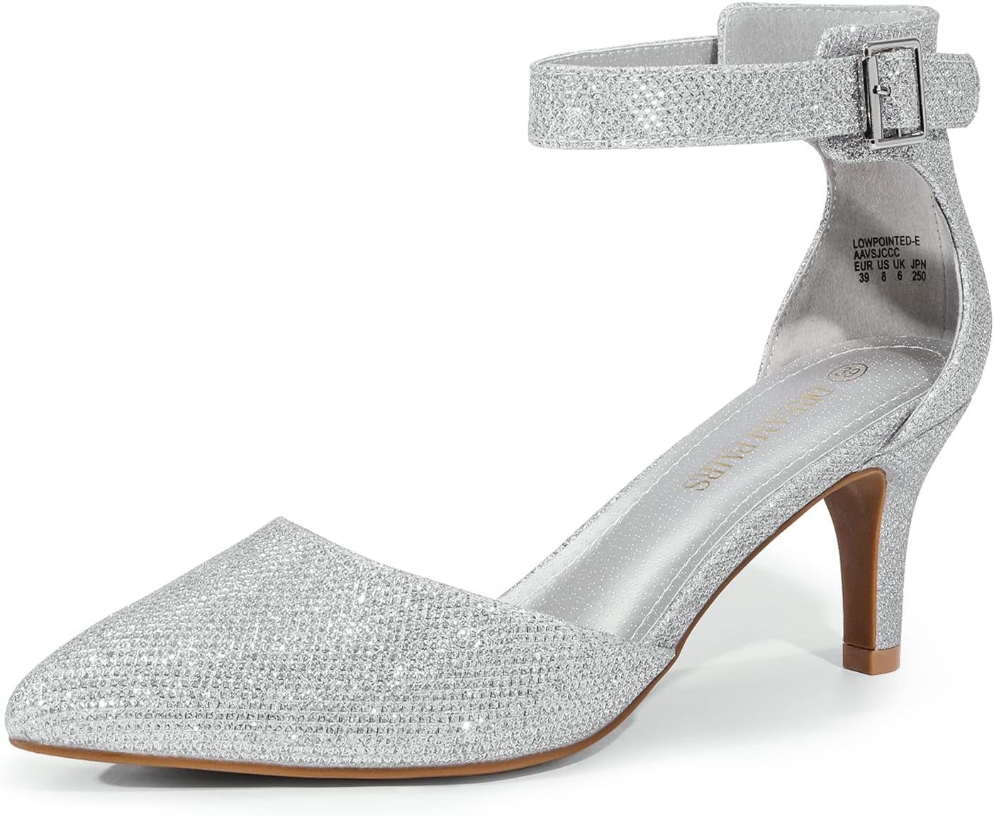 Décolleté Con Cinturino Alla Scarpe Caviglia Con Tacco a Spillo Classico E Comodo LOWPOINTED-E