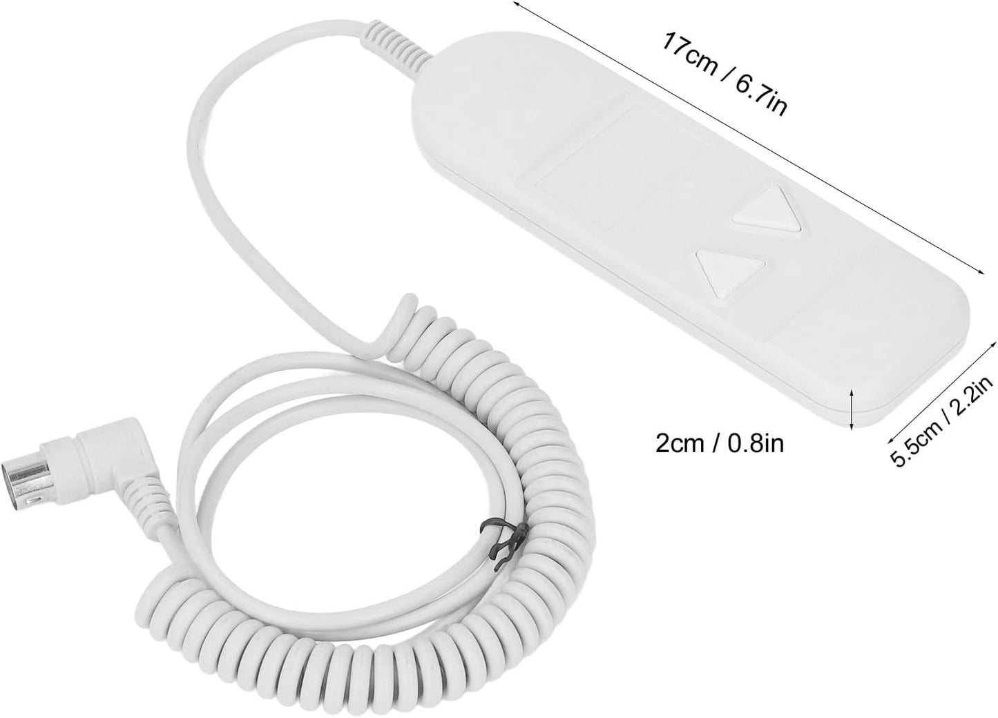 Telecomando Del Telecomando, 8 Pin 2 Pulsanti Sostituzione Del Controllo Manuale Della Poltrona Reclinabile Elettrica Della Poltrona Elettrica, Parti Di Ricambio Della Poltrona