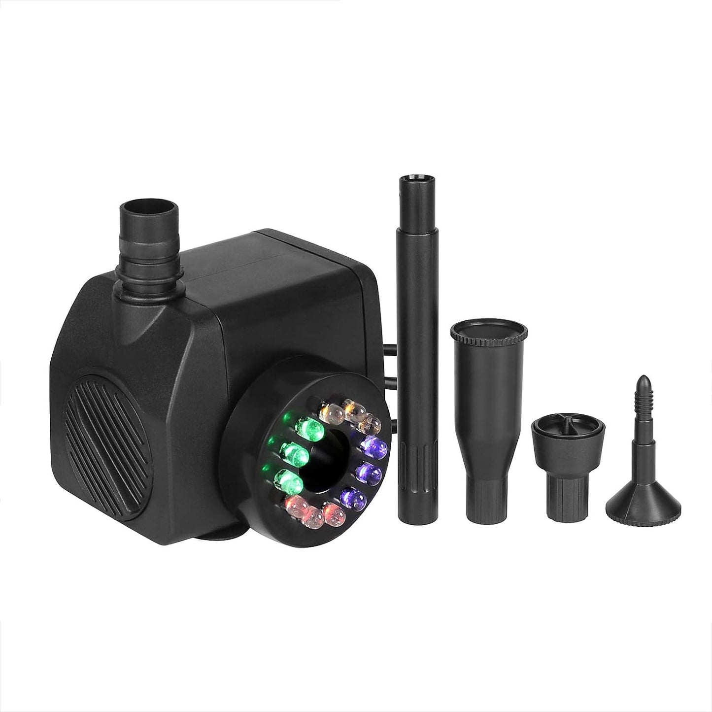 Mountain Ark 10W Pompa Underwaterfountain 500L / H Con Illuminazione Led