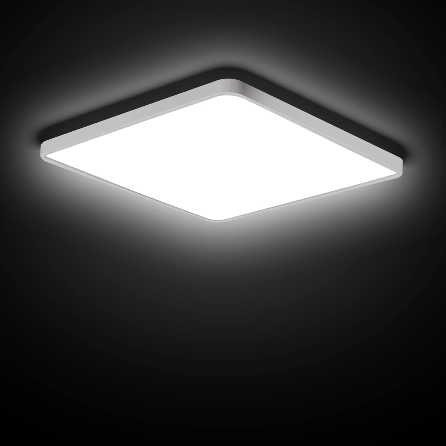 SUNZOS Lampada da Soffitto LED Plafoniera Piatta 36W 30Cm, 4500K 4100LM Lampada da Soffitto Pannello LED per Lampada Soggiorno, Camera da Letto, Lampada da Cucina, Corridoio, Sala da Pranzo, Lampade a LED Bianco Neutro Plafoniere