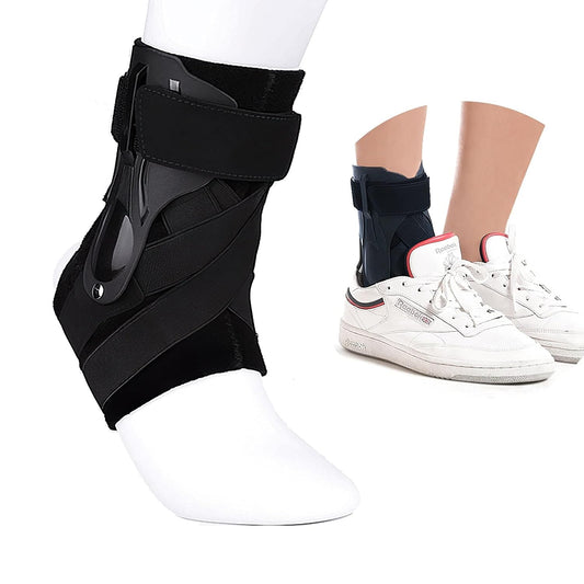 Fascia per Caviglia, Regolabile, per Caviglia E Caviglia, Con Tavola in PE, Resistente, Stabilizzazione Della Caviglia, Con Chiusura in Velcro, per Uomo E Donna, per Dolori Alla Caviglia, (M)