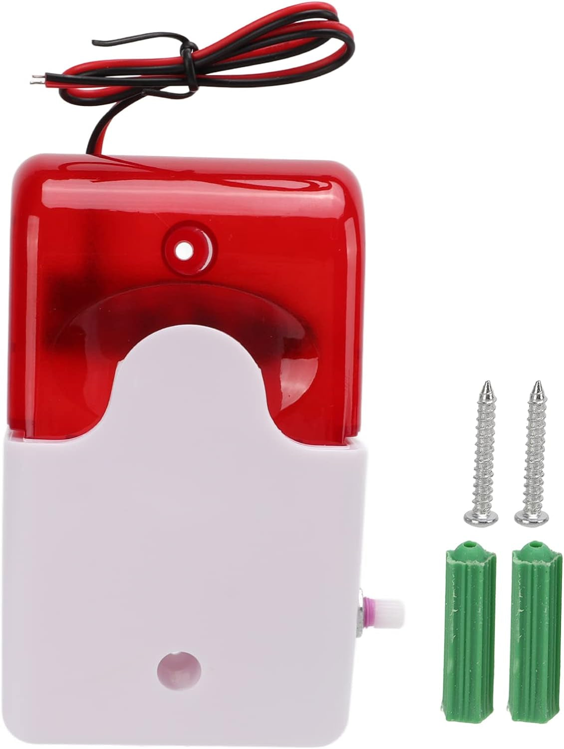 Allarme Luce Sonora Luce Lampeggiante 110Db Corno Di Allarme Regolabile Ad Alta Decibel Luoghi Pubblici Allarme Di Sicurezza per L'Evacuazione Di Emergenza(220V)